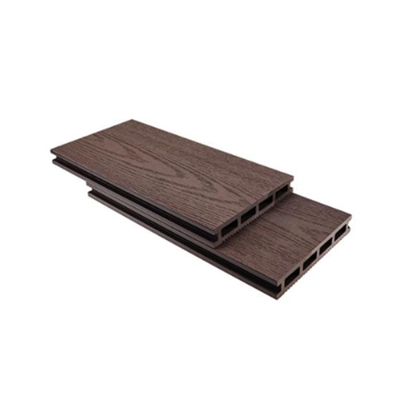 SRL-DEK 145*21mm 중공 프로파일 WPC 데크 보드(목재 표면 포함)