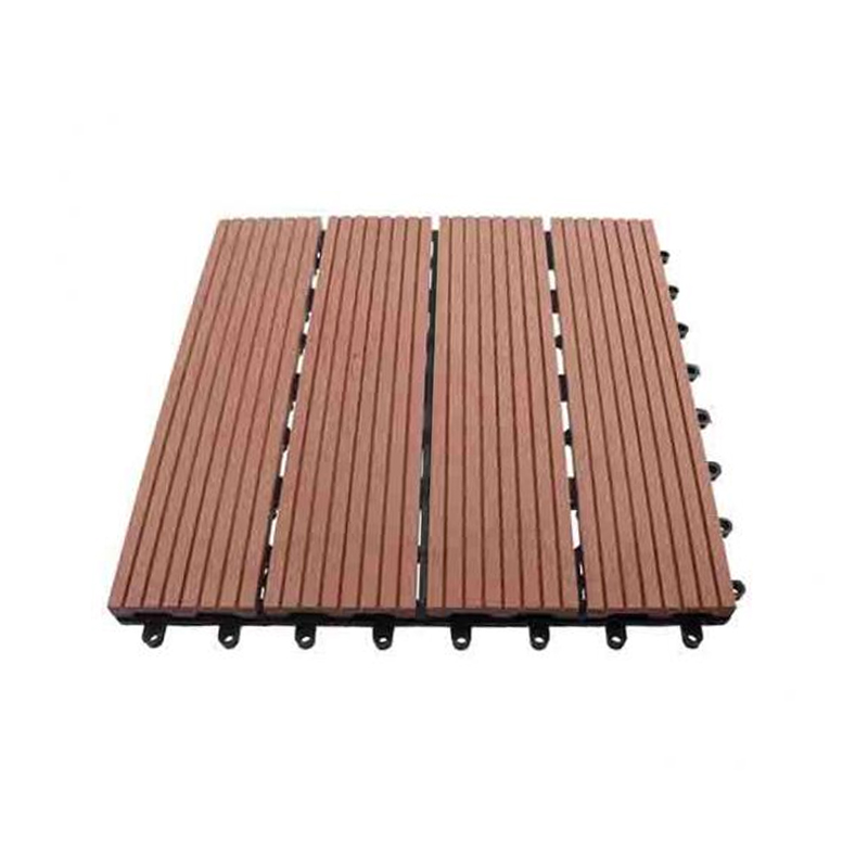 SRL-TILE 300*300mm 미끄럼 방지 연동 WPC 파티오 바닥 타일